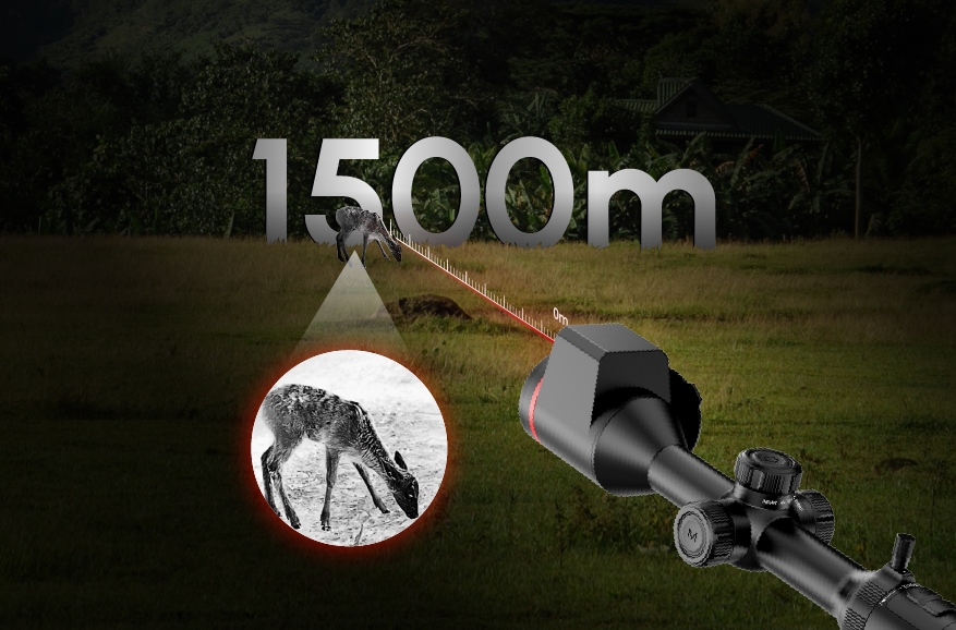 Localizzazione precisa <br> Fino a 1500 m