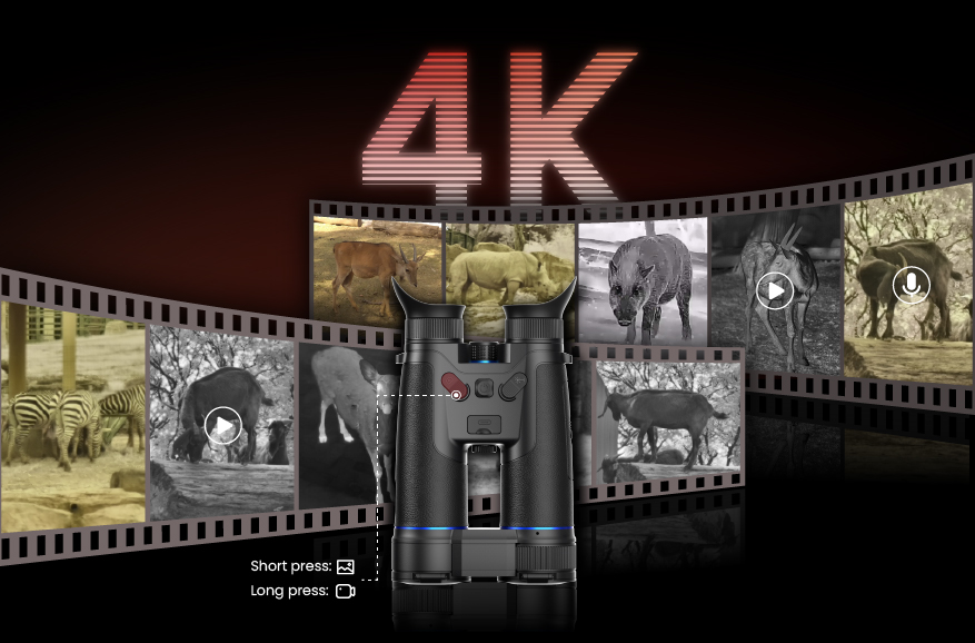Riprendi in 4K<br>Cattura ogni dettaglio
