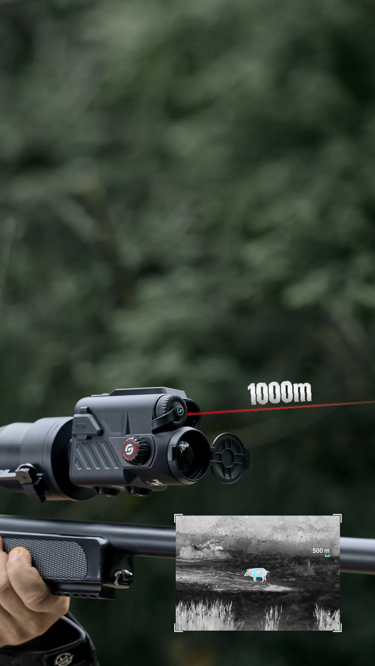 Telemetro laser preciso da 1000 m