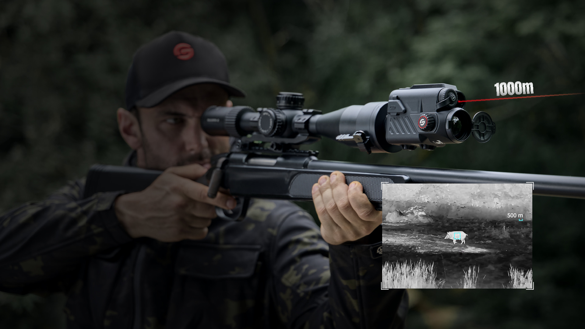 Telemetro laser preciso da 1000 m