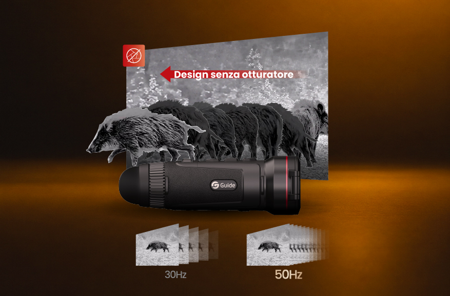 Design senza otturatore, per non perdere di vista ogni movimento